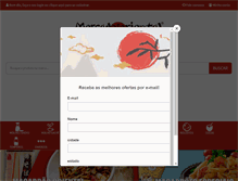 Tablet Screenshot of mercadooriental.com.br